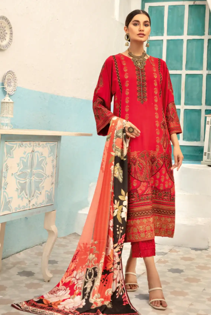 Wagma By Johra 3 Piece Stitched Suit – 02