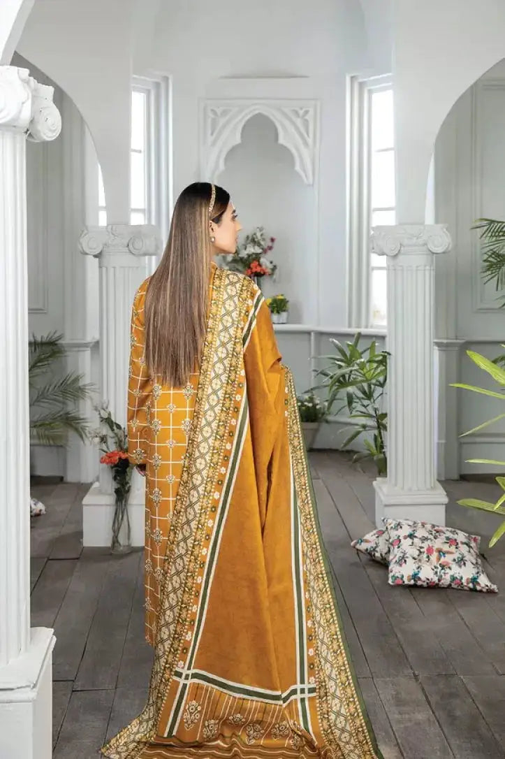 Johra Raiza 3 Piece Stitched Suit - 02