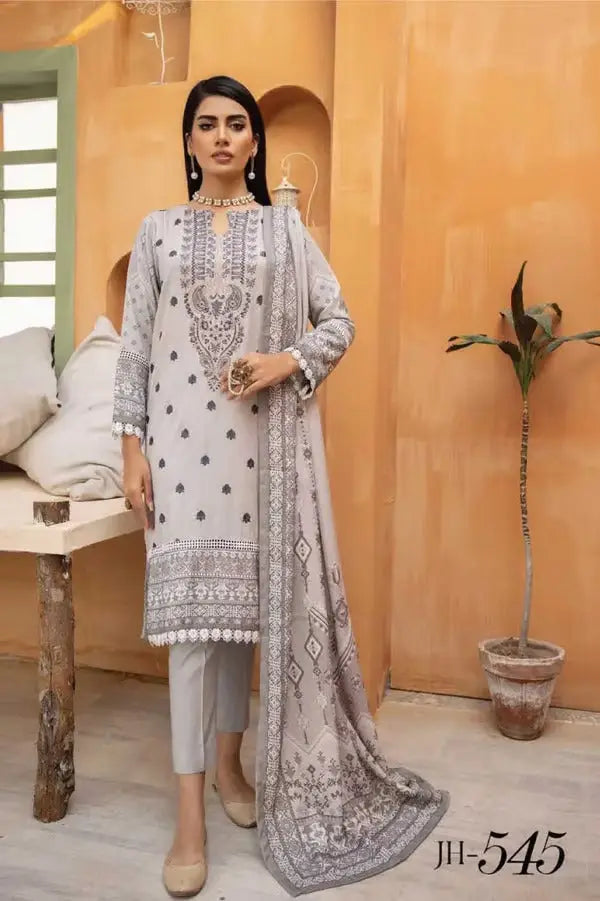 Johra Zamurd 3 Piece Stitched Suit – 01