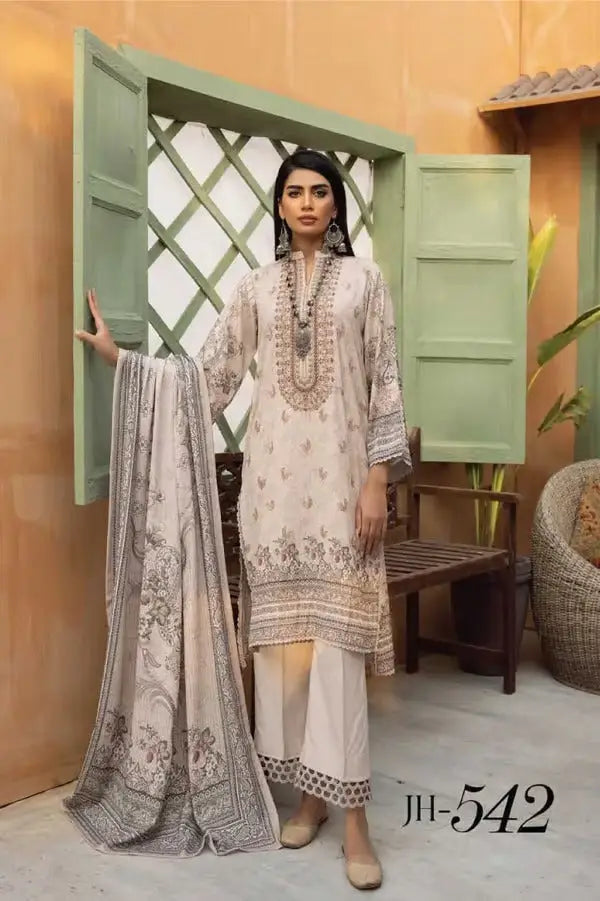 Johra Zamurd 3 Piece Stitched Suit – 04