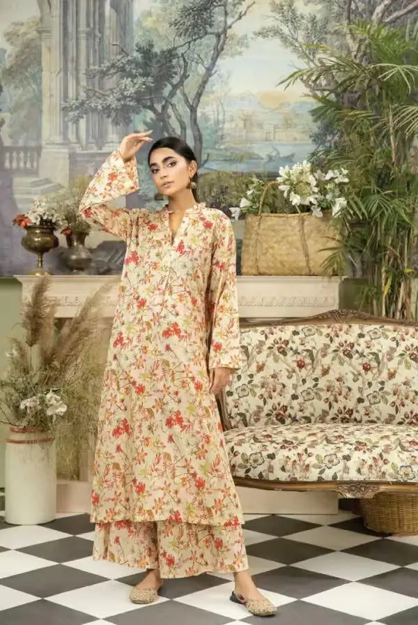 Laaj By Johra 2 Piece Stitched Suit – 02