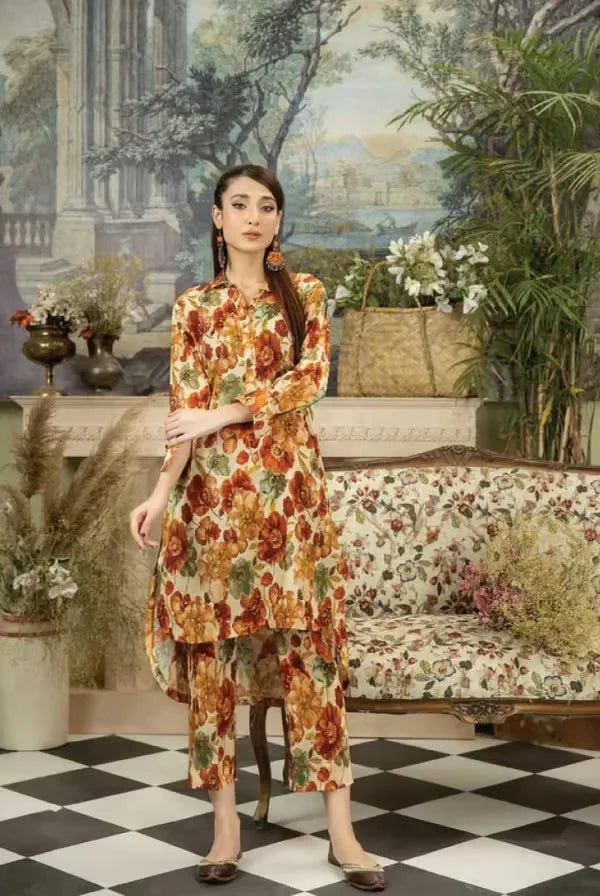 Laaj By Johra 2 Piece Stitched Suit – 03