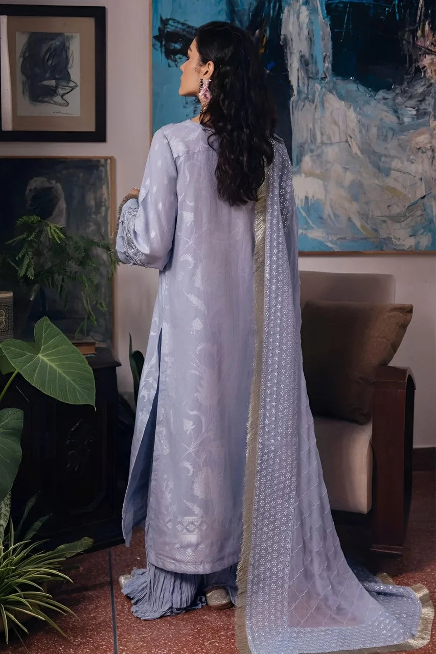 Nureh Maya Jacquard 3Piece Stitched Suit - 05