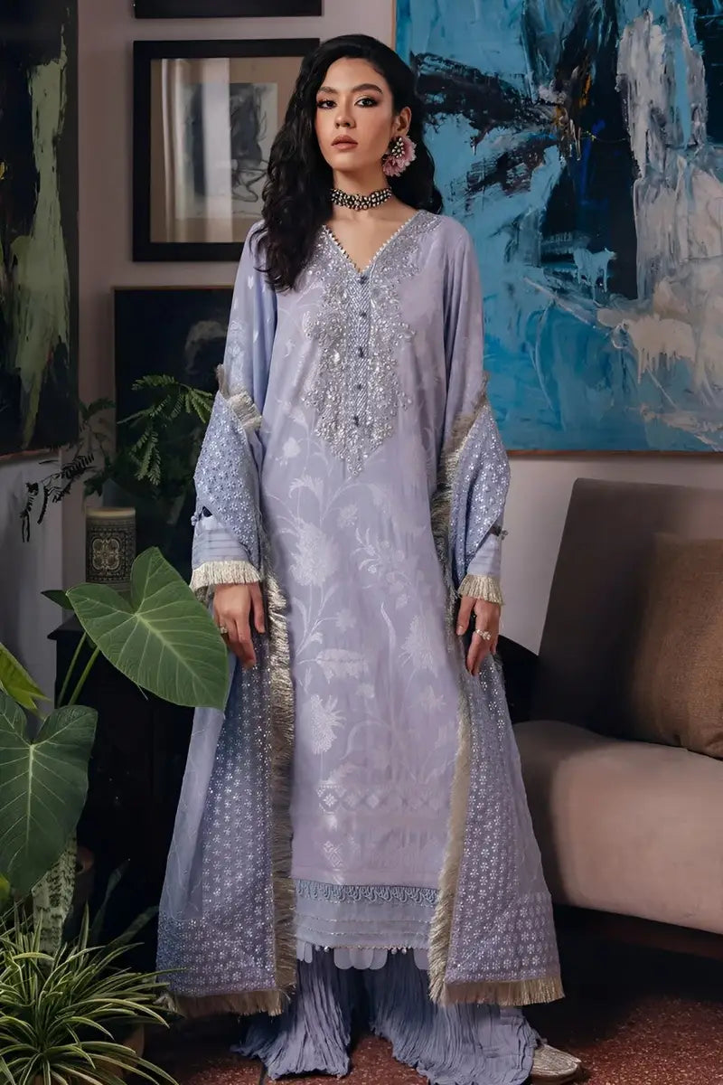 Nureh Maya Jacquard 3Piece Stitched Suit - 05