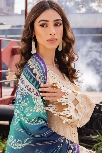 Nureh Maya Linen 3Piece Stitched Suit – 04