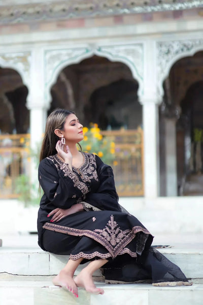 Qaus-e-Qaza 3 Piece Stitched Tu Jhoom Eid-ul-fitar Collection - INSIA