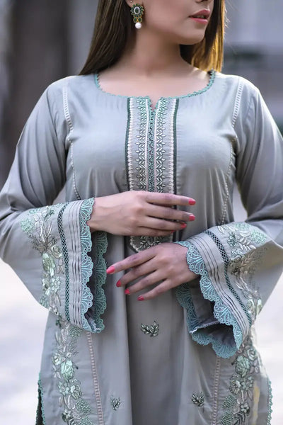 Qaus-e-Qaza 3 Piece Stitched Tu Jhoom Eid-ul-fitar Collection - VINA