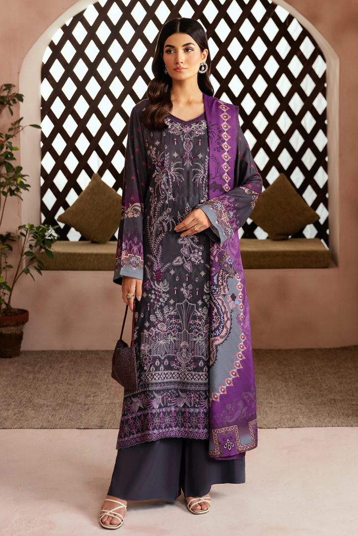 3 Piece Stitched RIWAJ  by Ramsha  Viscose Collection  Vol-03  J-303