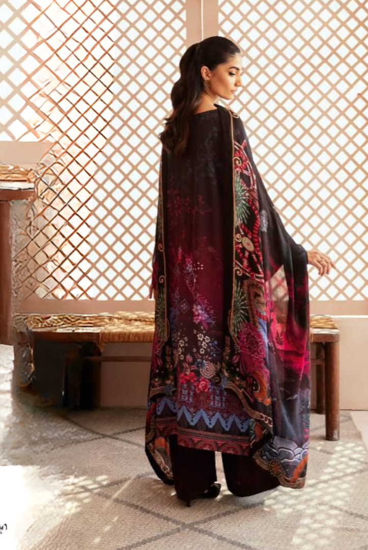 3 Piece Stitched RIWAJ  by Ramsha  Viscose Collection  Vol-03  J-305