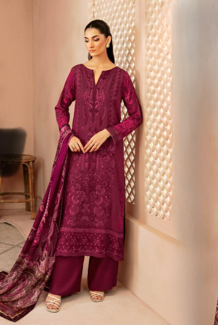 3 Piece Stitched RIWAJ  by Ramsha  Viscose Collection  Vol-03  J-306