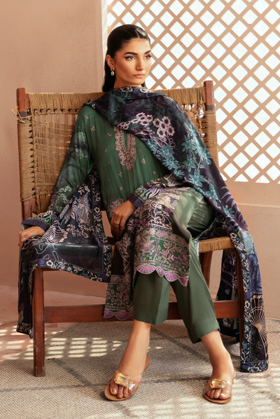3 Piece Stitched RIWAJ  by Ramsha  Viscose Collection  Vol-03  J-307