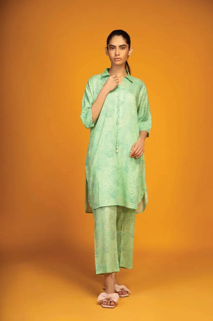 Sahar Print Edit 2 Piece Stitched Suit - 03