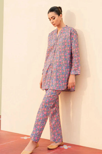 Sahar Print Edit 2 Piece Stitched Suit - 05