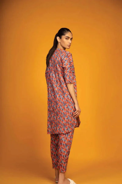 Sahar Print Edit 2 Piece Stitched Suit - 06