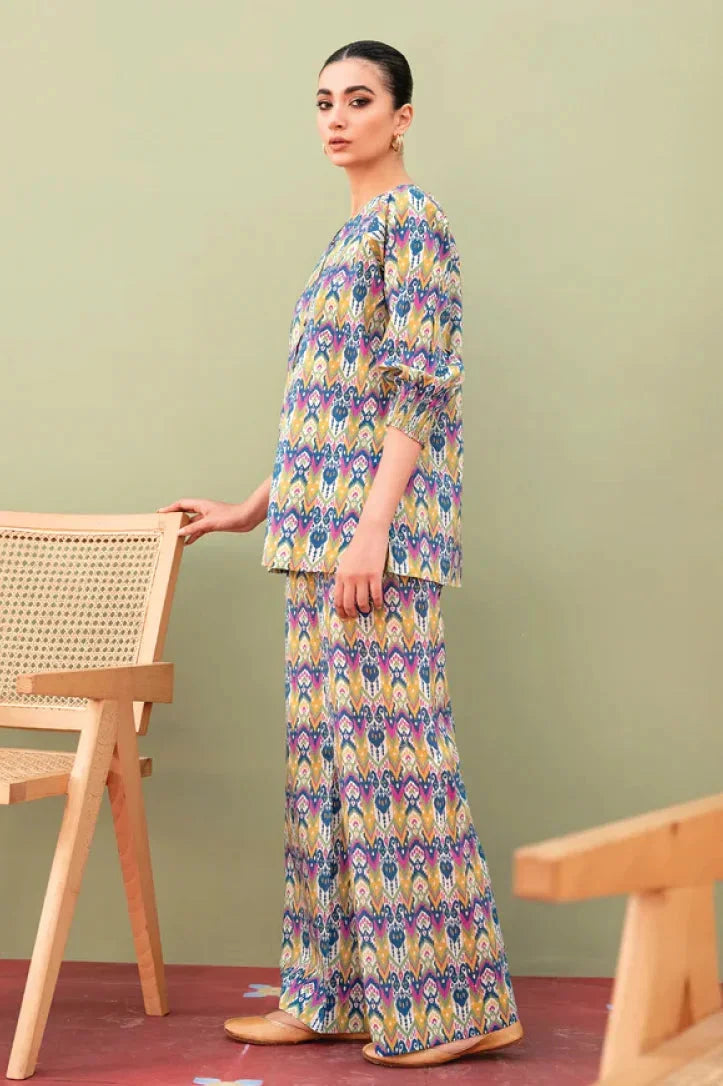 Sahar Print Edit 2 Piece Stitched Suit - 07