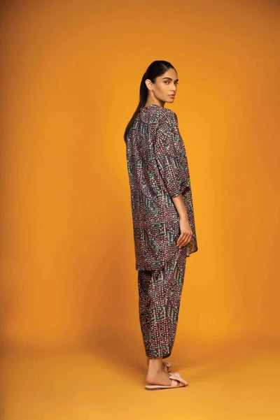 Sahar Print Edit 2 Piece Stitched Suit - 09