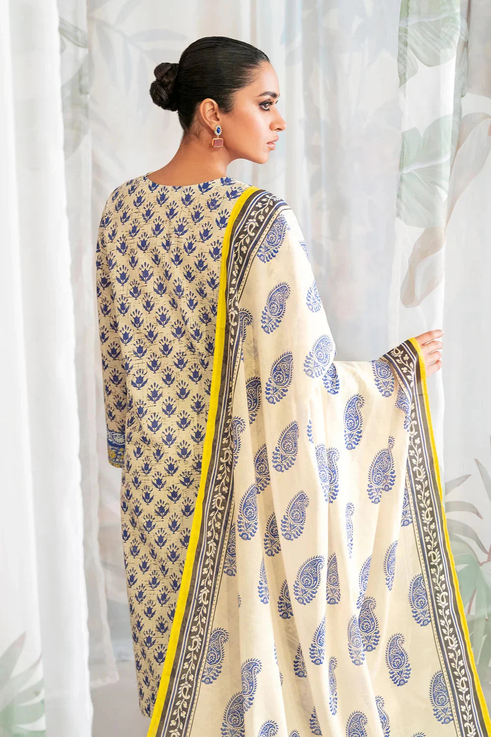 Sahar Print Edit 3 Piece Stitched Suit - 06