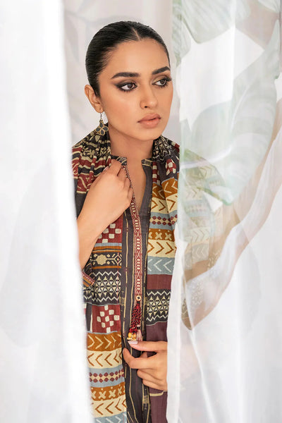 Sahar Print Edit 3 Piece Stitched Suit - 07