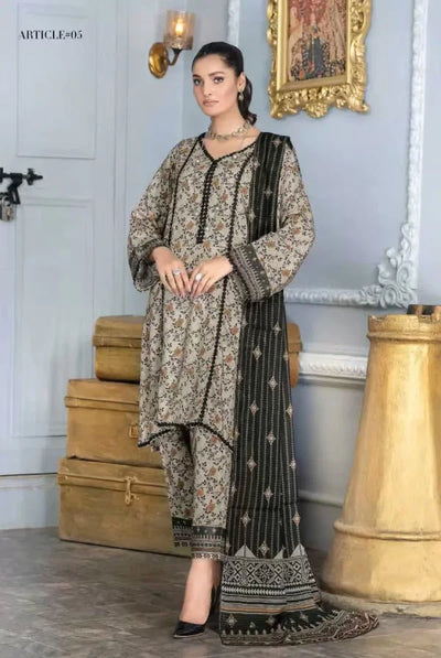 Sakina's By Anarkali 3 Piece Stitched Suit – 01