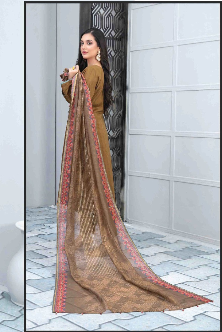 Tawakkal Leena Vol-1 3 Piece Stitched Suit - 05