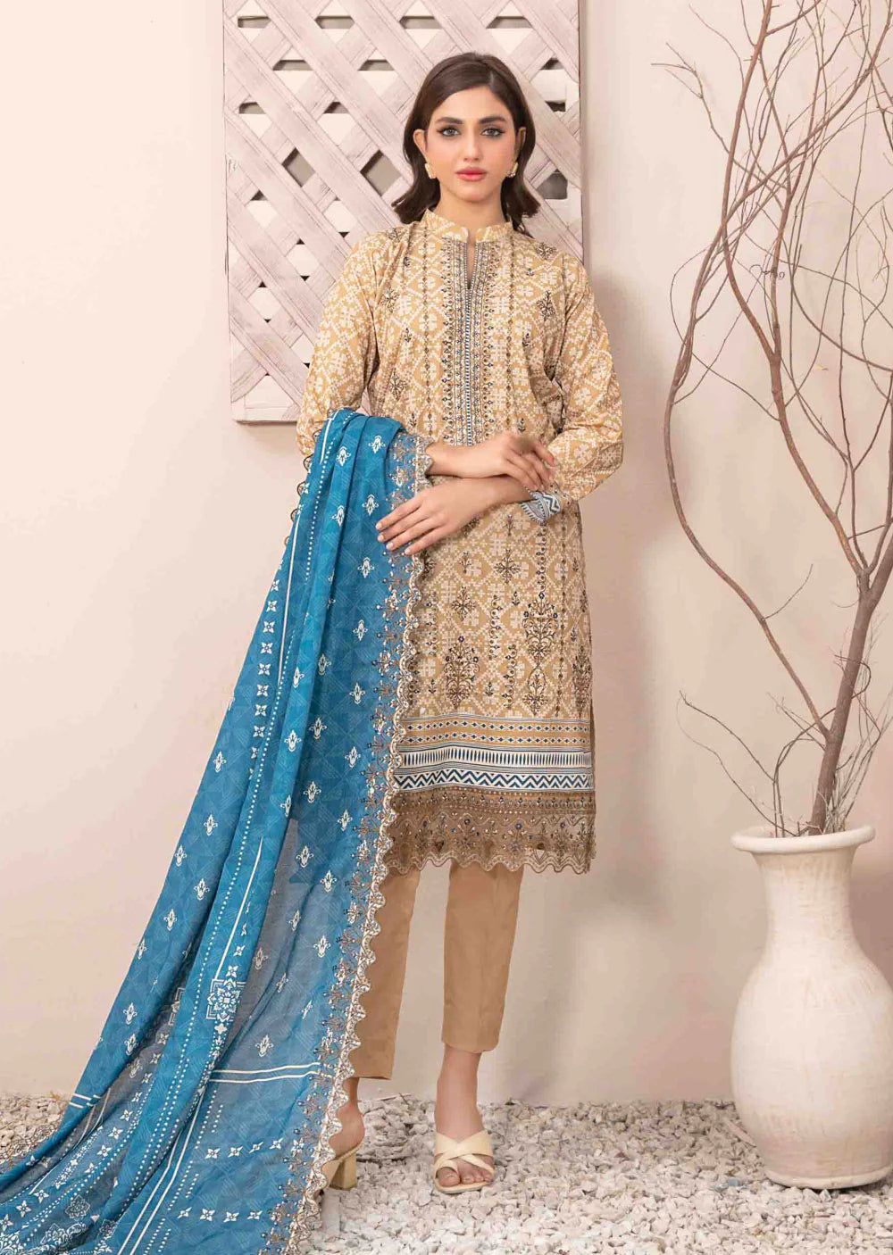 Tawakkal Tiana 2 Piece Stitched Suit - 04
