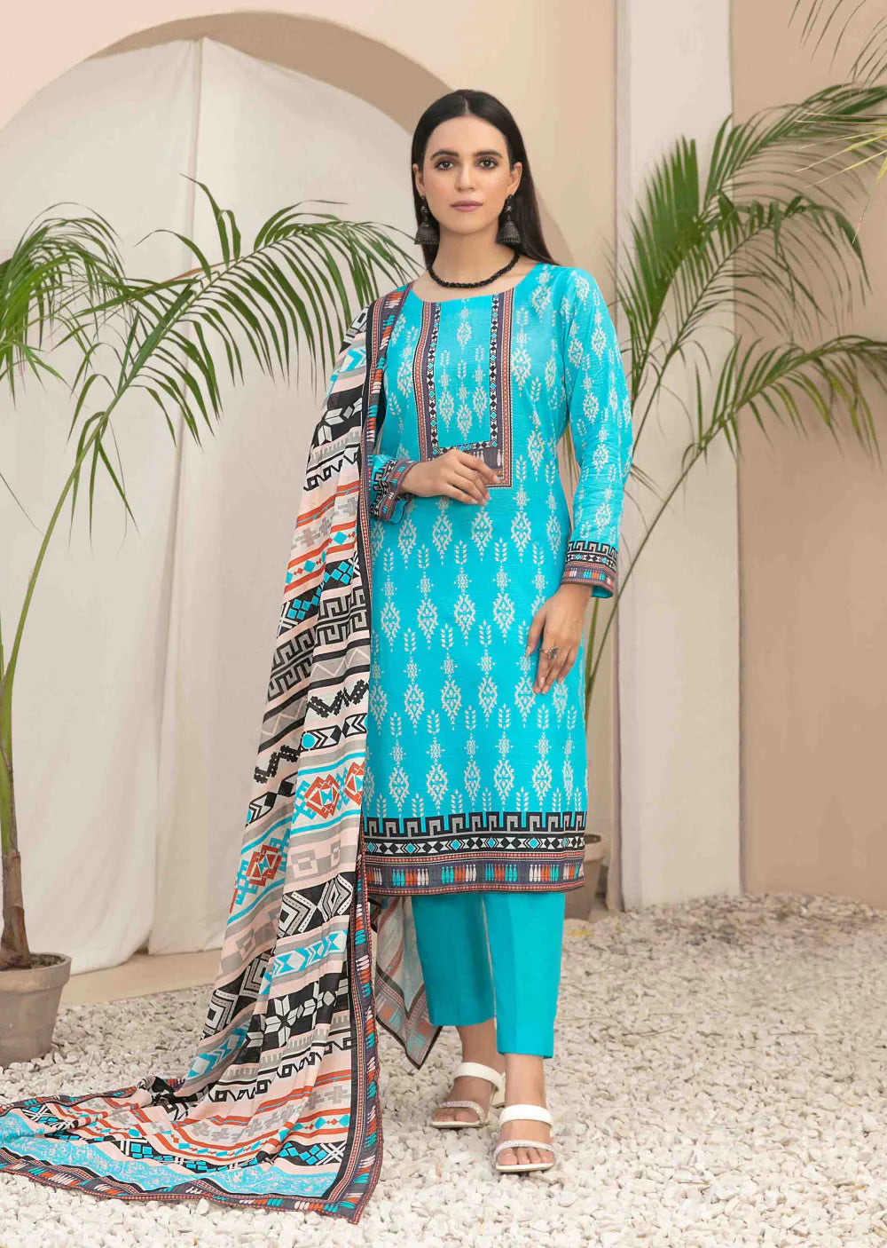Tawakkal Tiana 2 Piece Stitched Suit - 07