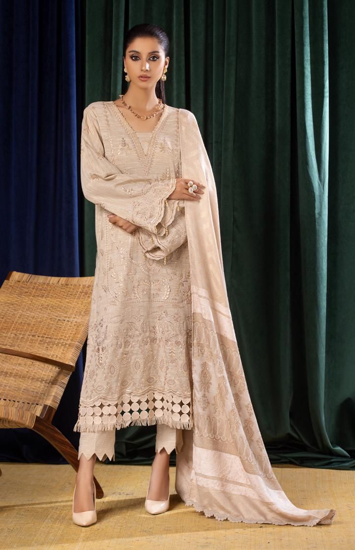 Tehzeeb by Riaz Arts 3 Piece Stitched Suit Collection – 8