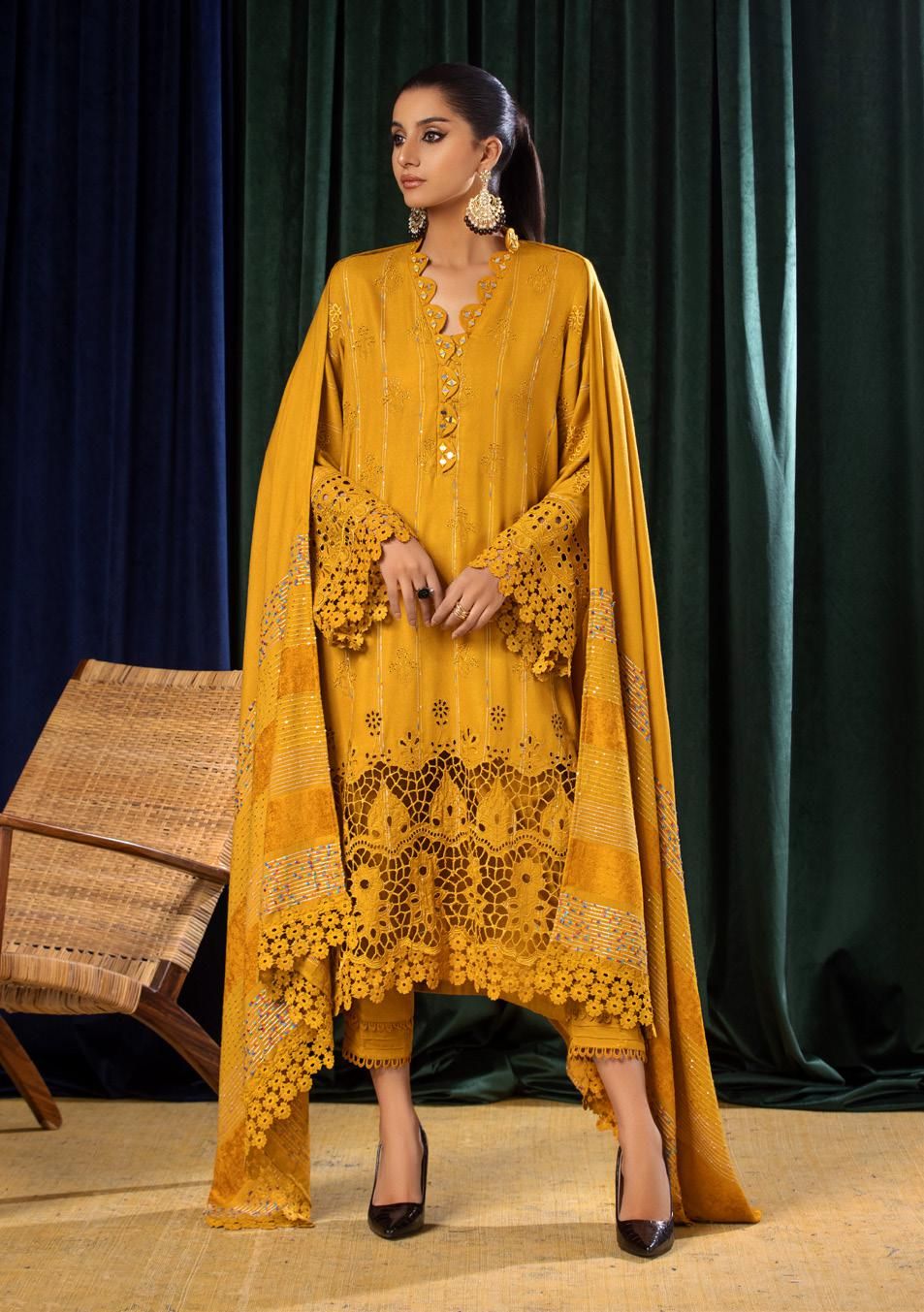 Tehzeeb by Riaz Arts 3 Piece Stitched Suit Collection – 5