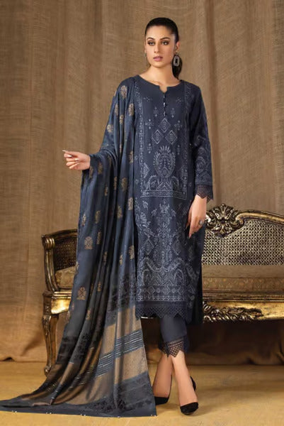Tehzeeb By Riaz Arts 3 Piece Stitched Suit – 07