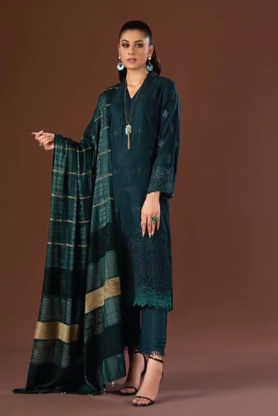 Tehzeeb By Riaz Arts 3 Piece Stitched Suit – 02