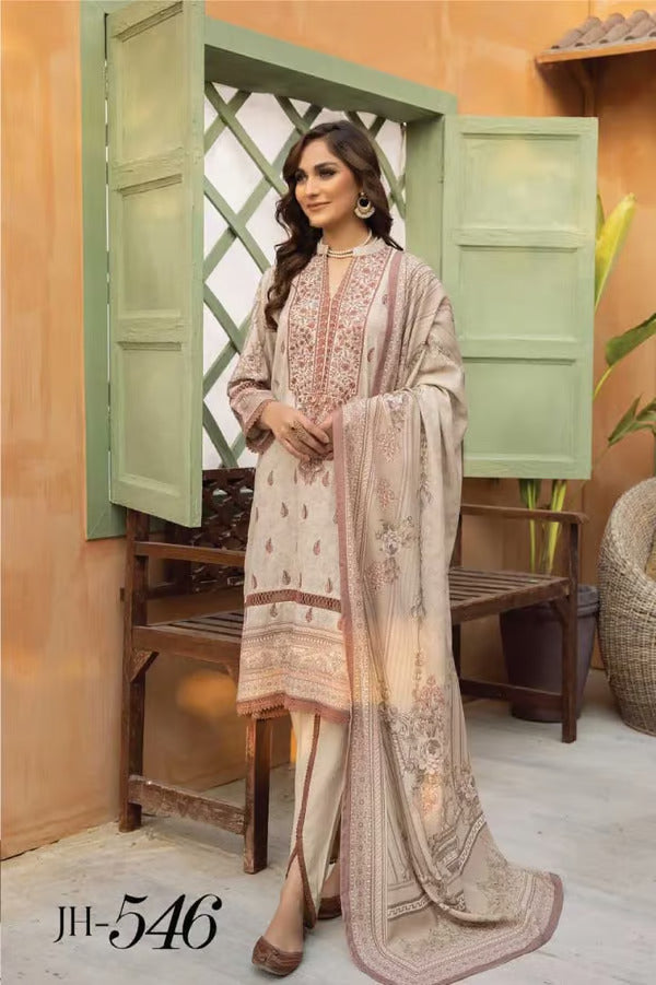Johra Zamurd 3 Piece Stitched Suit – 10