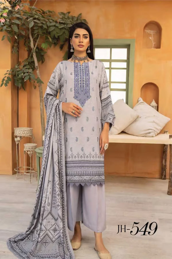 Johra Zamurd 3 Piece Stitched Suit – 08