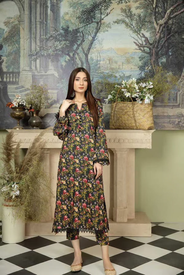 Laaj By Johra 2 Piece Stitched Suit – 08