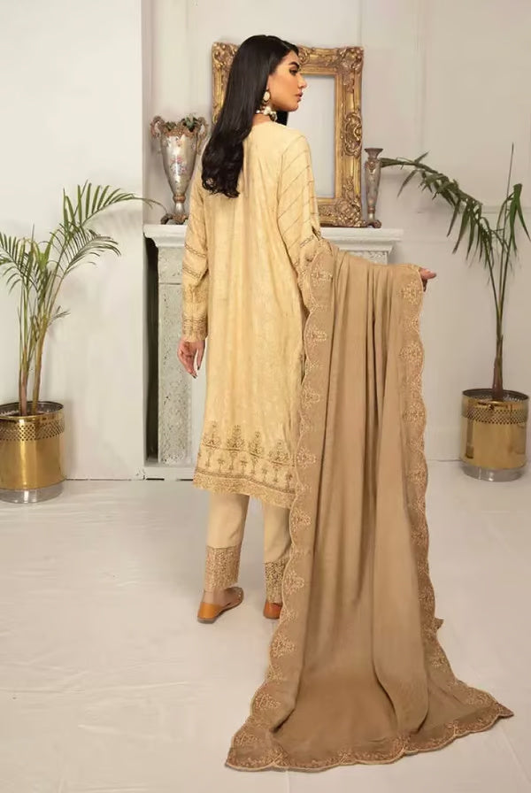 Royal Johra 3 Piece Stitched Suit – 04