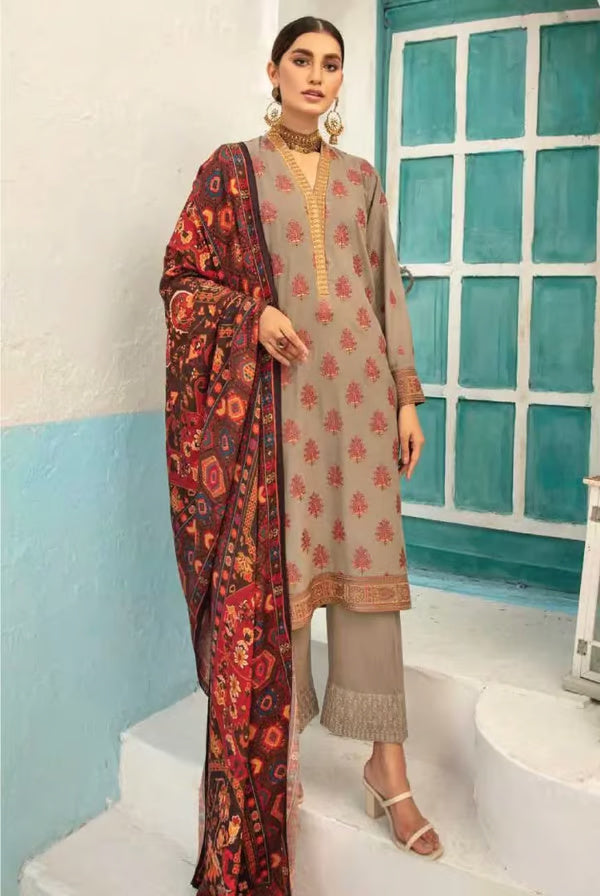 Wagma By Johra 3 Piece Stitched Suit – 06