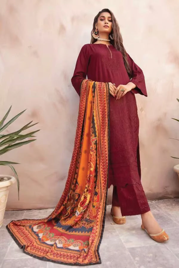 Wagma By Johra 3 Piece Stitched Suit – 05