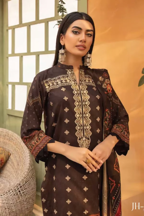 Zarqoon By Johra 3 Piece Stitched Suit – 04