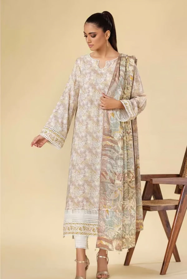 Tehzeeb Riaz 3 Piece Stitched Suit – 09