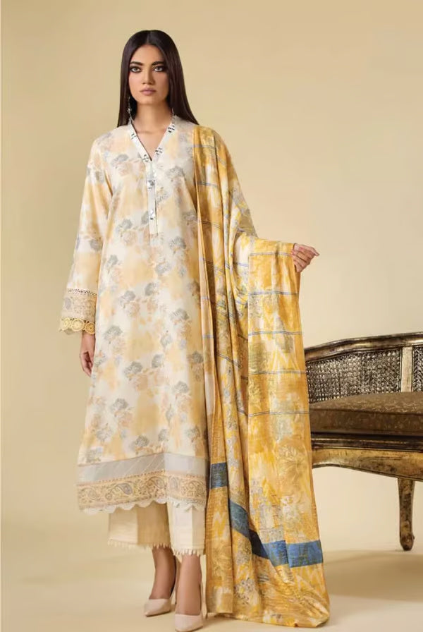 Tehzeeb Riaz 3 Piece Stitched Suit – 06