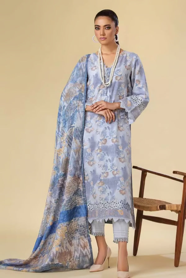 Tehzeeb Riaz 3 Piece Stitched Suit – 01