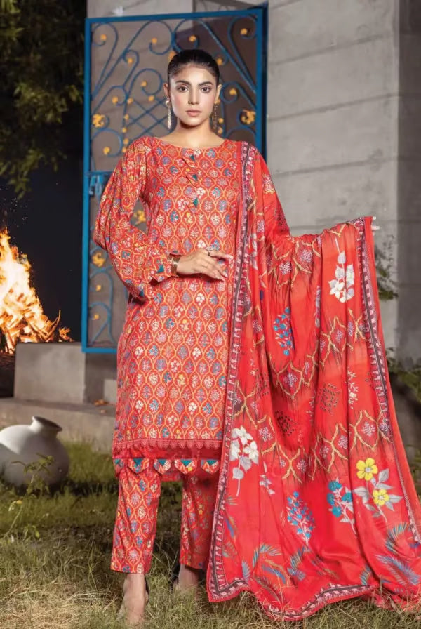 Sakina Anarkali 3 Piece Stitched Suit – 09