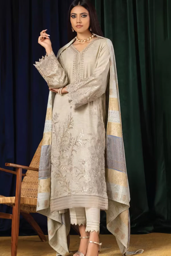 Tehzeeb by Riaz Arts 3 Piece Stitched Suit Collection – 4