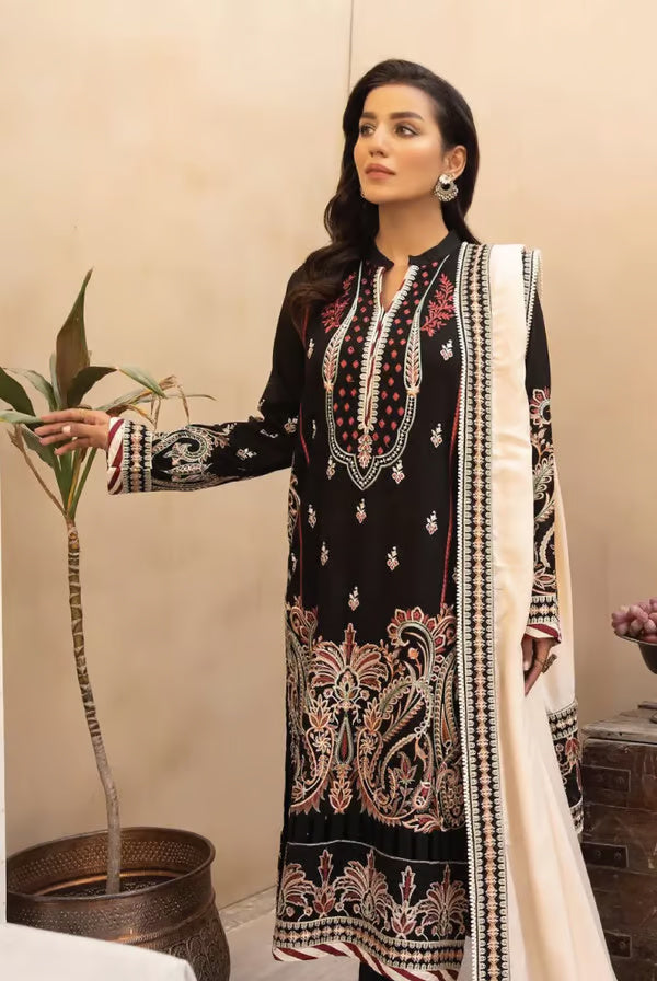 3 Piece Stitched Suits By Johra Arzin - 04